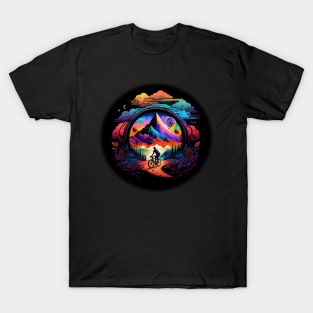 Bicycle Day 1943 | Colorful Psychedelic Art T-Shirt